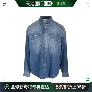 McQueen 香港直邮Alexander 749481QVY13 99新未使用 牛仔衬衫