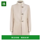 长袖 香港直邮FAY 大衣 SS2025 白色 女士外套 NAW50494000SGLB013