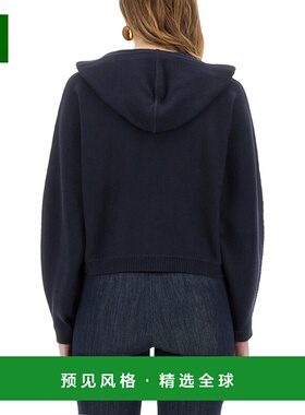 香港直邮THEORY 女士外套 P0114706G0F SS2025 蓝色 拉链连帽衫