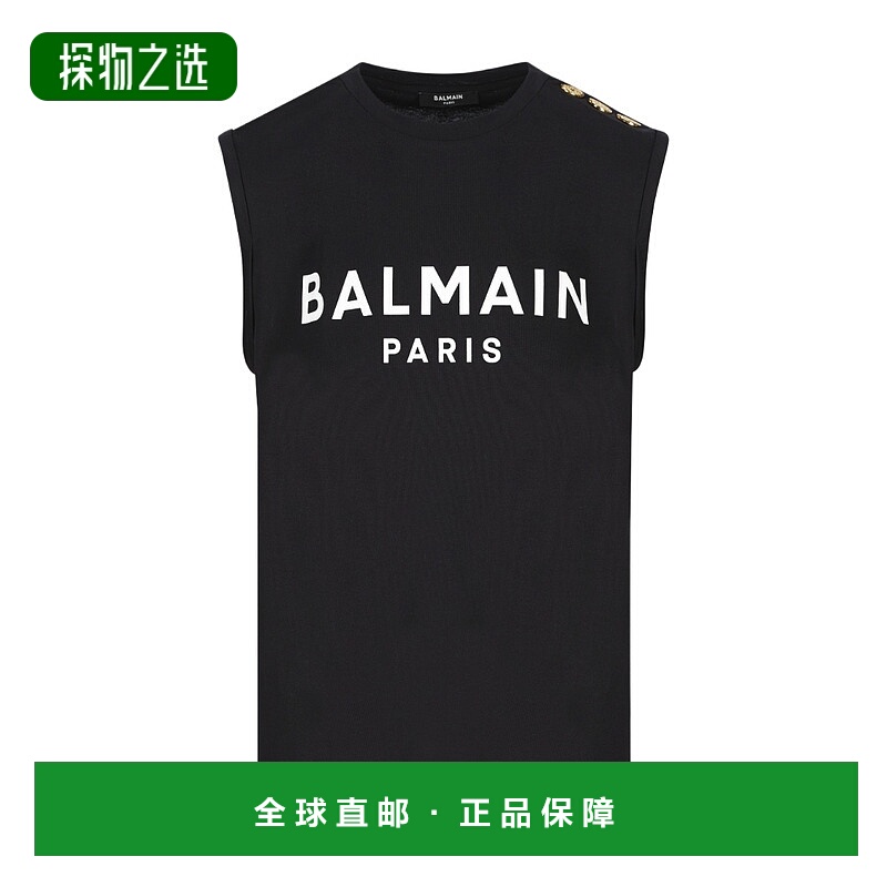 香港直邮Balmain 圆领T恤 AF0ED000BB02