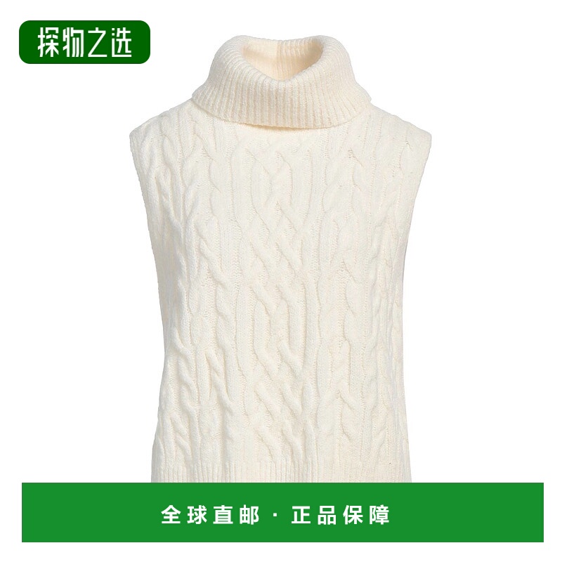 香港直邮VINCE 女士 无袖毛衣 beige米色 舒适时尚羊毛