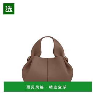 欧洲直邮POLENE Numéro Neuf Mini女士栗色小牛皮单肩包斜挎包
