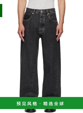 1h可退 香港直邮Sunflower 男士 黑色 Wide Twist 牛仔裤 51083