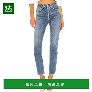 Riley 女士 高腰短款 牛仔裤 A056C9 1h可退 直筒裤 香港直邮AGOLDE