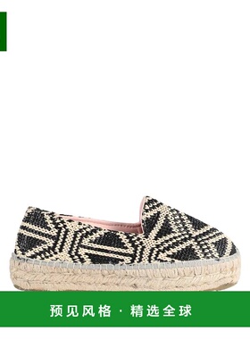 1h可退 香港直邮manebi 女士 麻底鞋 black黑色 舒适时尚