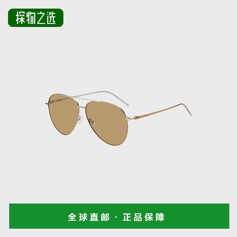 自营欧洲直邮HUGO BOSS雨果BOSS BLACK 骆驼牌轻质钢太阳镜