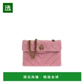 女士斜挎包 香港直邮KURT GEIGER LEATHERKENSINGTONBAG0PINKSUED