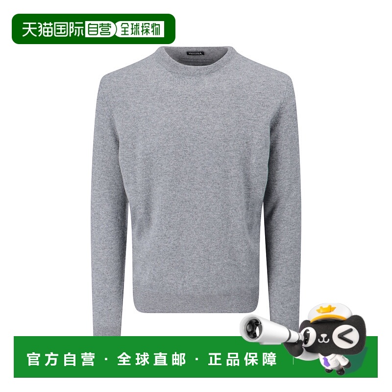 1h可退 香港直邮Zegna 杰尼亚 男士 ZEGNA 灰色毛线衫 RE8K10110K
