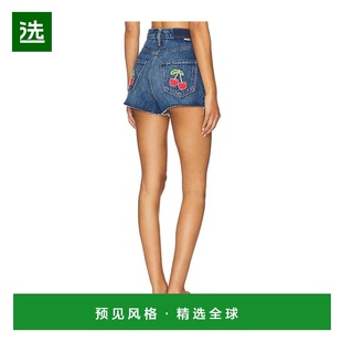 1h可退 香港直邮mother 女士 Tune Up 磨损短裤 4842G313