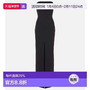 1h可退 香港直邮SOLACE LONDON 女士 Bysha crêpe 抹胸长款连衣