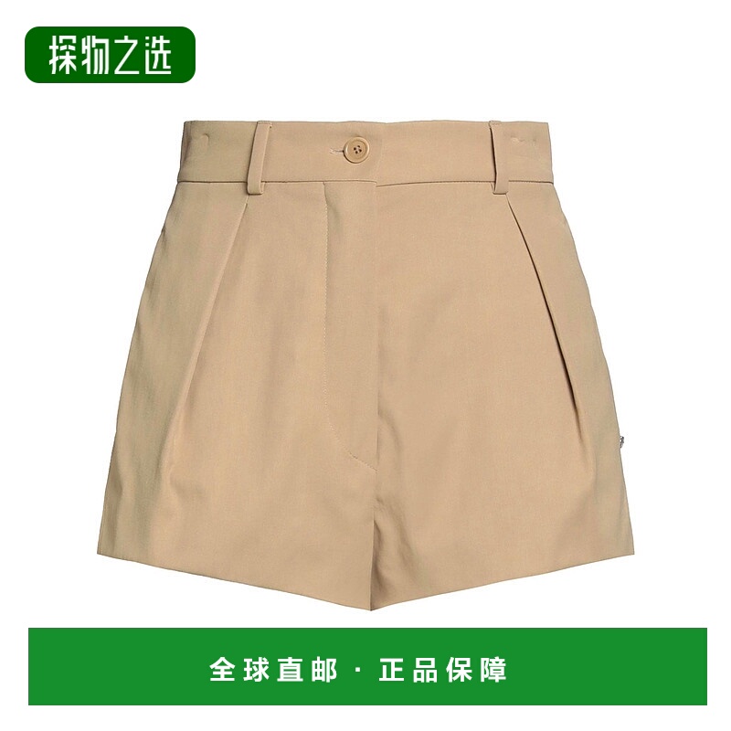 1h可退 香港直邮Sportmax 斯宝麦斯 女士 短裤 beige米色 舒适时