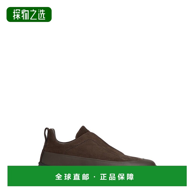 1h可退 Zegna 杰尼亚 男士 Triple Stitch Monte 低筒運