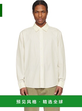 1h可退 香港直邮Our Legacy 男士 灰白色 Beyond 衬衫 M2252CM