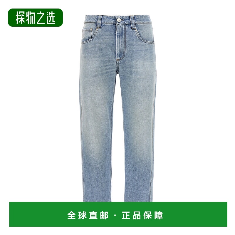 香港直邮Brunello Cucinelli 腰带环牛仔裤 MP095P5847
