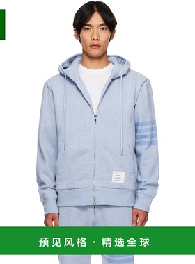 1h可退 香港直邮Thom Browne 汤姆·布朗 男士 蓝色 Melange 4-Ba