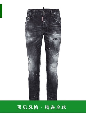 香港直邮Dsquared2 腰带环牛仔裤 S74LB1638S30357