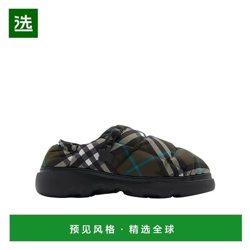 香港直邮Burberry 格纹绗缝商务休闲鞋 80926481男鞋