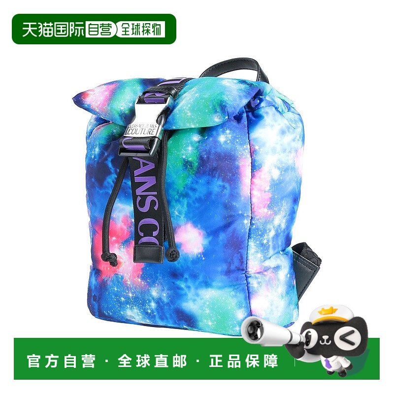 1h可退 香港直邮Versace Jeans 范思哲 女士 背包 blue蓝色 舒适