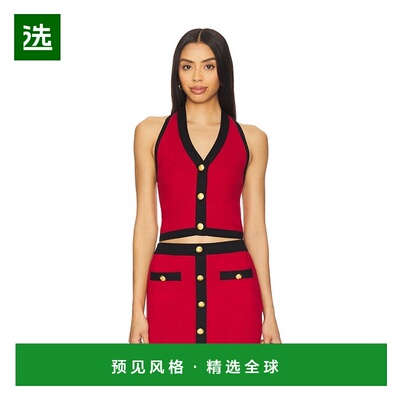 1h可退 香港直邮Majorelle 女士 Emil 背心 MJK265H24 red红色 舒