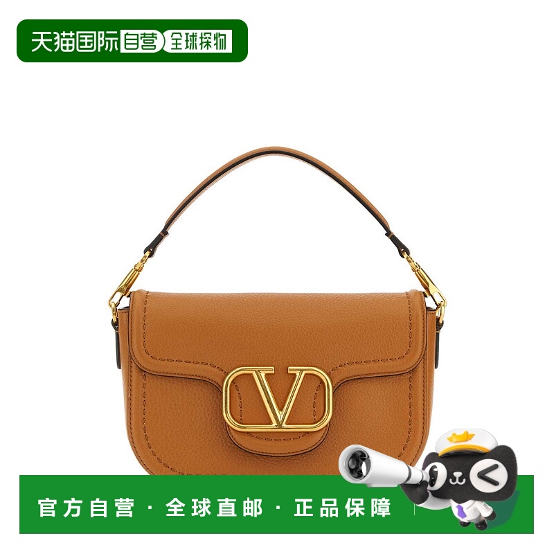 香港直邮Valentino 华伦天奴 女士 ALLTIME 驼色皮革肩包 5W2B0N2