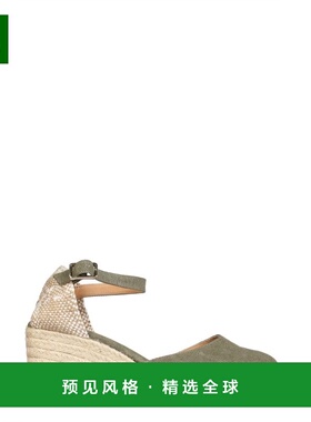 香港直邮CASTANER 女士高跟鞋 CAROL6002OLIVE CO 绿色 Espadrill