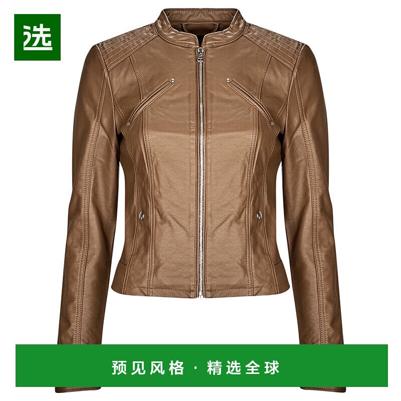 欧洲直邮Vero Moda 女士 VMFAVODONA COATED JACKET NOOS 皮衣/合