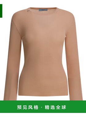 香港直邮PRADA 女士针织衫 P24Z2C18PXSOOOF0AL2 SS2026 粉红色