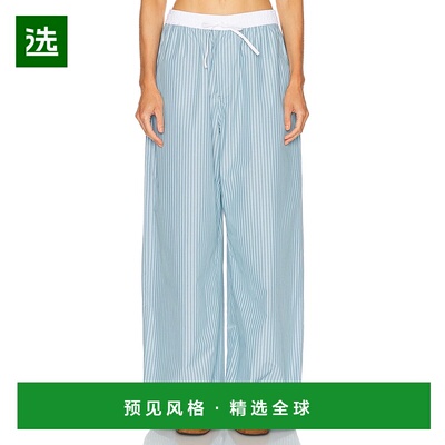 1h可退 香港直邮Acne Studios 艾克妮 女士 Pijama 条纹裤子 CK01