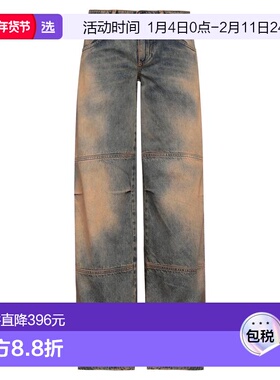 1h可退 香港直邮Aries 女士 牛仔长裤 blue蓝色 舒适时尚