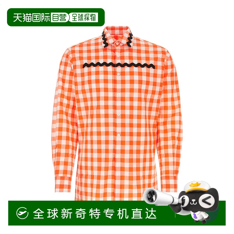 1h可退 欧洲直邮prada 男士 衬衫普拉达