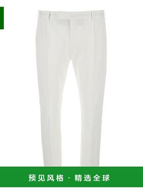 1h可退 香港直邮pt01 男士 Dieci 褶皺棉質長褲 COASX0ZA0FWDSD59