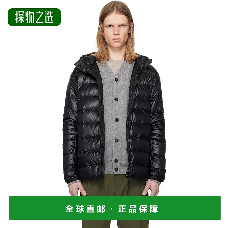 1h可退 香港直邮Canada Goose 加拿大鹅 男士 黑色黑标系列 Croft