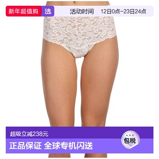 1h可退 香港直邮HANKY PANKY 汉基帕基 女士 标志蕾丝复古丁字裤
