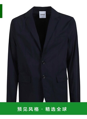 香港直邮ASPESI 男士夹克 I416M08001101 SS2024 黑色 Blazer In