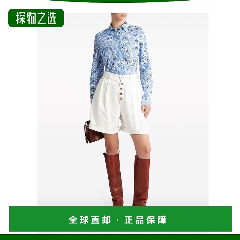 欧洲直邮etro/艾绰 女士衬衫 WRIA002099SAE64X0880真丝长袖印花