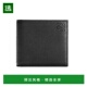 欧洲直邮LOEWE 黑色柔软粒面皮革双折硬币钱包 男士 罗意威 24新款