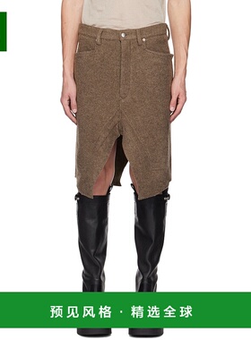 香港直邮Rick Owens Lodenette 半身裙 RU02D6345WLD1休闲裤