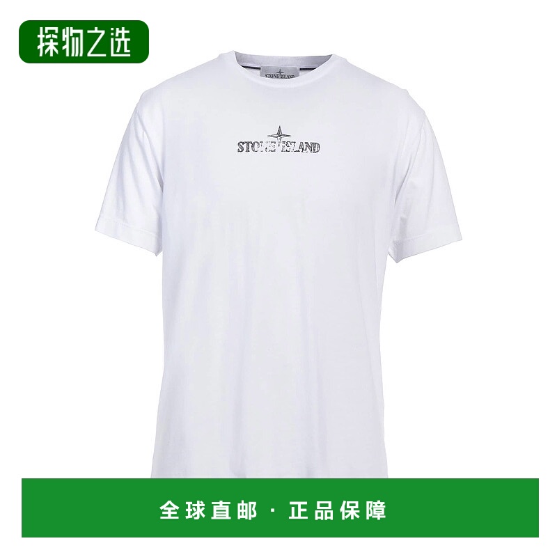 香港直邮Stone Island 石头岛 男士 T恤 white白色 舒适时尚