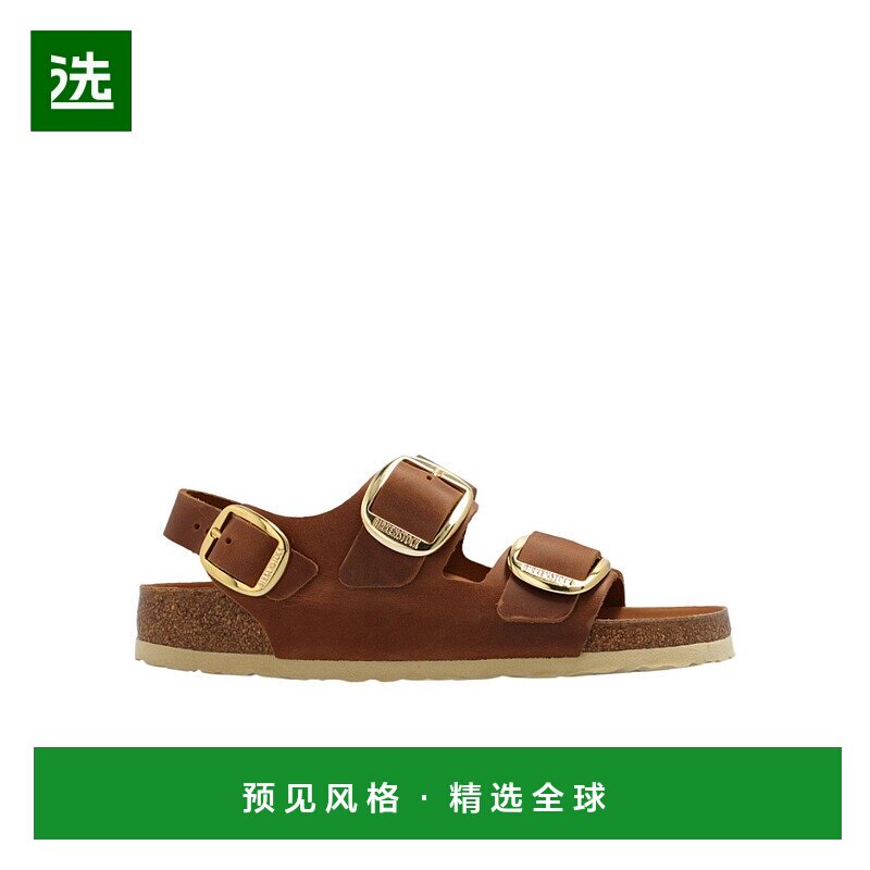 香港直邮Birkenstock 徽标凉鞋 1024067COGNAC厚底