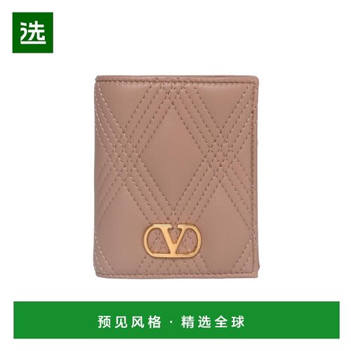 香港直邮Valentino vlogo 钱包 WP0AS0MIC牛皮华伦天奴卡包