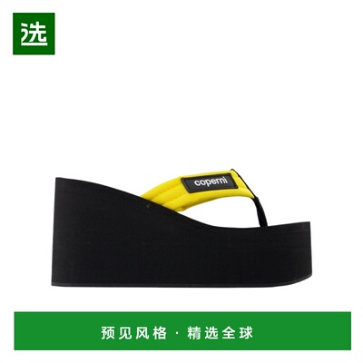 香港直邮COPERNI 女士凉鞋 COPSH09F3070BLKYLW SS2026 黑色