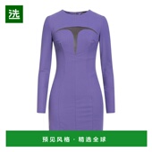 香港直邮Elisabetta Franchi 女士 1h可退 高雅连衣裙 purple紫色