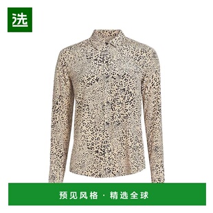 1h可退 【美国直邮】Rails Kate 混合豹纹真丝衬衫 女装时尚优雅