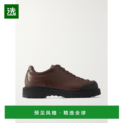 1h可退 香港直邮Diemme 男士 Ampezzo 低帮橡胶边全粒面皮质靴子