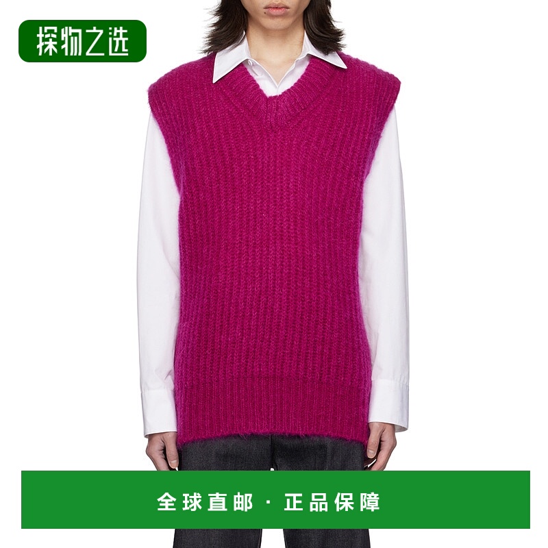 香港直邮Jil Sander V 领无袖针织毛衣 J22FB0142-J14716