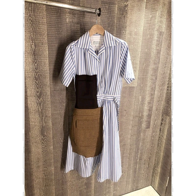 香港直邮Maison Margiela 经典条纹连衣裙 S51CU0263S54191短袖