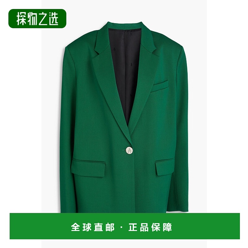 香港直邮The Attico 女士 羊毛混纺斜纹布西装外套 236WCG25W0410