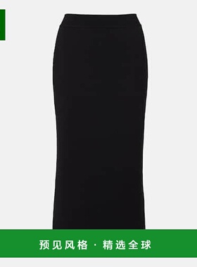 1h可退 香港直邮Simkhai 女士 Idina 精饰针织铅笔半身裙包臀裙