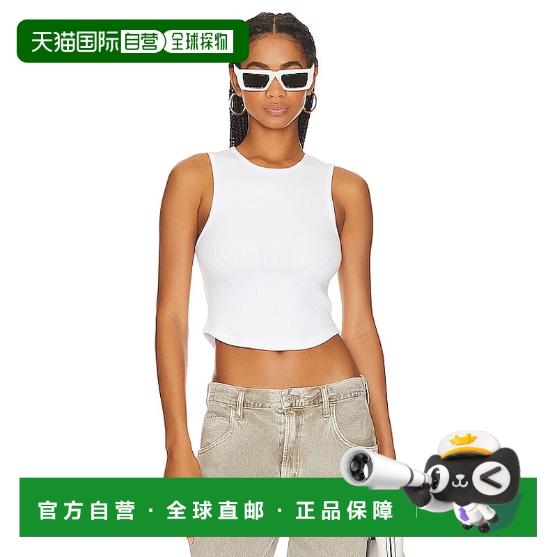 1h可退 香港直邮AGOLDE 女士 Nova 背心 A71991260 white白色 舒