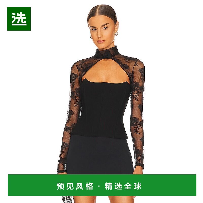 1h可退 香港直邮Fleur Du Mal 女士 花朵蕾丝短外套 TP0492